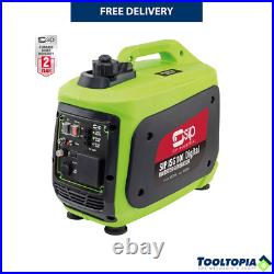 SIP Digital Petrol Inverter Generator 1100w 1x230V 1x12V DC 2x5V USB ISG1101