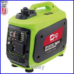 SIP Digital Petrol Inverter Generator 1100w 1x230V 1x12V DC 2x5V USB ISG1101