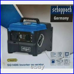 Scheppach 800W Inverter Generator, Portable Camping 4 stroke Power, Outdoors