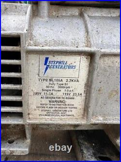 Used honda petrol generator gx 160 5.5 110v / 240v