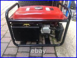 Used petrol generator Honda engine 2.5Kva 110v and 240v