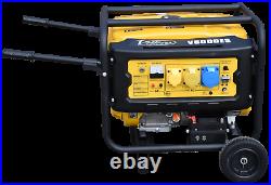 Villiers V6000ES Electric Start Petrol Generator 5.5kw 6Kva with wheel kit