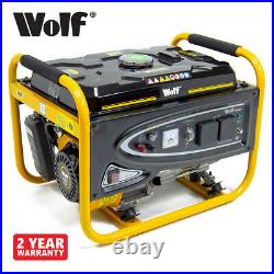 Wolf Petrol Generator WPL3000LR 2500w 3.12KVA 5.5HP 4 Stroke Single Voltage