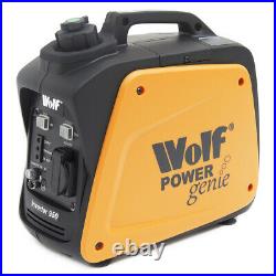 Wolf Petrol Inverter Generator 800w 2.6HP 4 Stroke Silent Portable Caravan