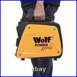 Wolf Petrol Inverter Generator 800w 2.6HP 4 Stroke Silent Portable Caravan