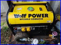 Wolf Wp3500lr Generator Dual Voltage 230v And 110v