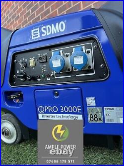 Yamaha Powered SDMO 3000W Silent Inverter Generator Petrol Honda EU30 £1300