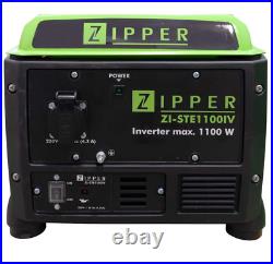 Zipper STE1100IV Petrol Inverter Generator 1.1KW Portable